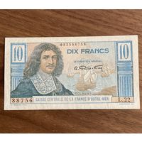 Французская Экваториальная Африка 10 франков 1947 г.