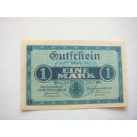 Германия 1 марка   1918 год