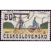 1 марка 1979 год Чехословакия Велосипед 2524