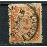 Германия - Берлин (B.) - Местные марки - 1886 - Цифры 2Pf - [Mi.21] - 1 марка. Гашеная.  (Лот 86CV)