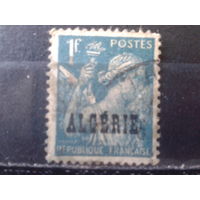 Алжир, колония Франции 1924 Надпечатка 1фр