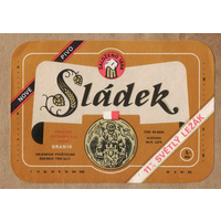 Этикетка пива Sladek Чехия Е546