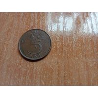 Нидерланды 5 центов, 1974  1