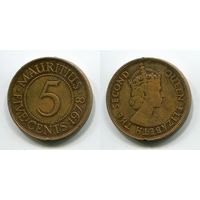 Маврикий. 5 центов (1978)