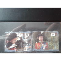 Англия 1992 Королева Елизавета 2 - 40 лет на троне Михель-2,8 евро гаш