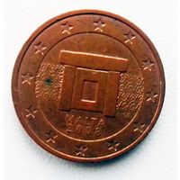 2 евроцента Мальта 2008