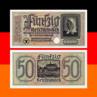 [КОПИЯ] Германия 50 рейхсмарок 1940-45г. водяной знак
