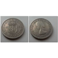 1 шиллинг 1955 г.в. Великобритания, KM# 905 SHILLING, из коллекции