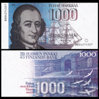 [КОПИЯ] Финляндия 1000 марок 1986 (водяной знак)