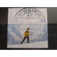 Германия 2005 Почта, почтальон в горах Михель-1,0 евро гаш