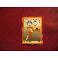 Марка 50-лет Национального Олимпийского комитета 1969 года Польша