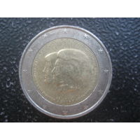 2 евро Нидерланды 2013 Коронация Короля Виллема-Александра двойной портрет