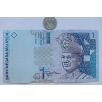 Werty71 Малайзия 1 ринггит 1998 - 2001 UNC банкнота