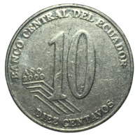 Эквадор 10 сентаво, 2000