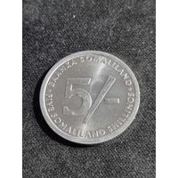 Сомалиленд 5 шиллингов 2005  UNC