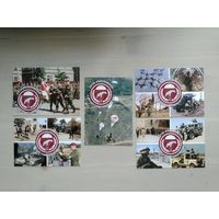 Комплект открыток 6 воздушно-десантной бригады Польши