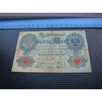 Германия 20 марок 1906