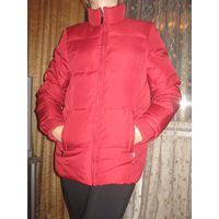 Продам почти новую зимнюю куртку (пуховик р.42-44), германия, бордовый цвет, б/у 2 раза!