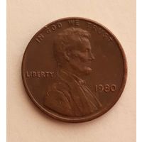 США. 1 цент 1980 г.