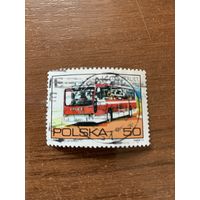 Польша 1973. Городской автобус  Jelcz Berliet.