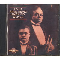 CD Louis Armstrong & King Oliver. 1923-24г.г. Зарождение джаза.  Russia, 1998.