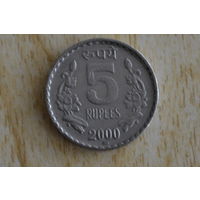 Индия 5 рупий 2000 (М.Д. - Москва)