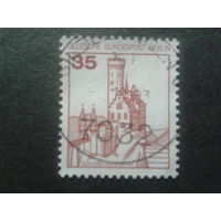 Берлин 1982 стандарт, замок Лихтенштейн Михель-0,4 евро гаш.