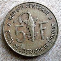 Западная Африка. 5 франков, 1997 г.