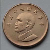 Тайвань, 1 доллар 1986 г.