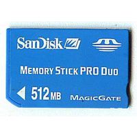 Memory Stick Pro Duo 512 Mb