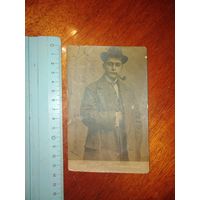 Старое фото мужчина с курительной трубкой Тверь