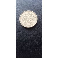 Великобритания 1 фунт, 1993