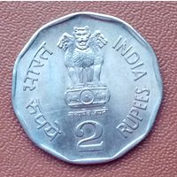 Индия 2 рупии, 2000 50 лет Верховному суду