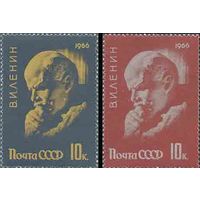 В.И. Ленин СССР 1966 год (3335-3336) серия из 2-х марок