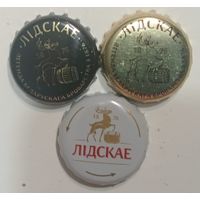 Три крышки Лидского пивзавода