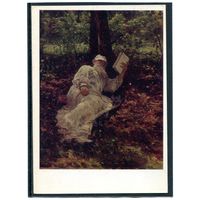 Репин И Е. Лев Толстой на отдыхе в лесу.  1978