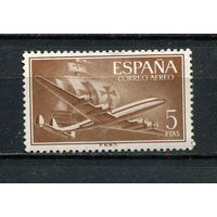 Испания - 1955 - Авиация 5Pta - [Mi.1061] - 1 марка. MH.  (Лот 16DY)-T2P8