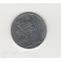 100 лир Италия 1981 Лот 7292