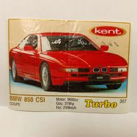 Turbo #307 (Турбо) Вкладыш жевачки Турба. Жвачки