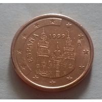 1 евроцент, Испания 1999 г.