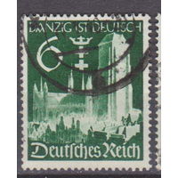 Архитектура Аннексия Данцига Рейх Германия 1939 год лот 13 менее  25 % от каталога по курсу 3 р