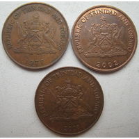 Тринидад и Тобаго 5 центов 1977, 2002, 2003 гг. Цена за 1 шт. (g)