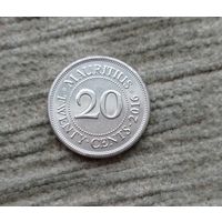 Werty71 Маврикий 20 центов 2016