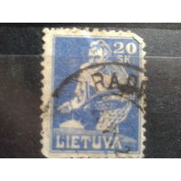 Литва 1921 стандарт, сеятель
