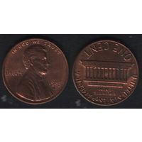 США km201b 1 цент 1983 год (D) (0(st(0 ТОРГ
