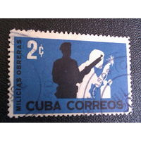 19ХХ Куба    марка   2  сентаво