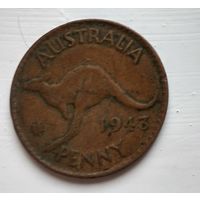 Австралия 1 пенни, 1943 Точка после "PENNY"  2-5-19