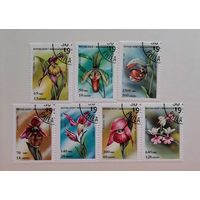 Мадагаскар /1993/ Флора. Цветы Орхидеи. Серия 7 марок