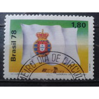 Бразилия 1978 Флаг Михель-1,1 евро гаш