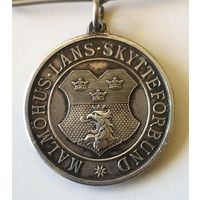 Медаль. Швеция.  Серебро. 1919 г.